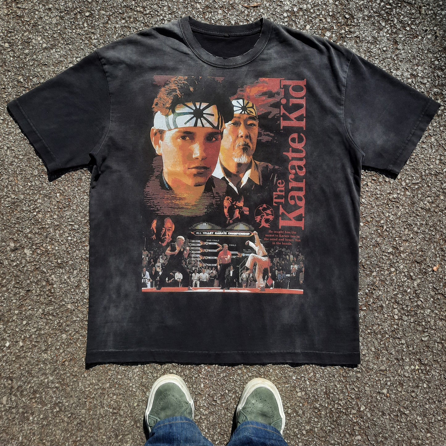 the mind and heart vintage tee