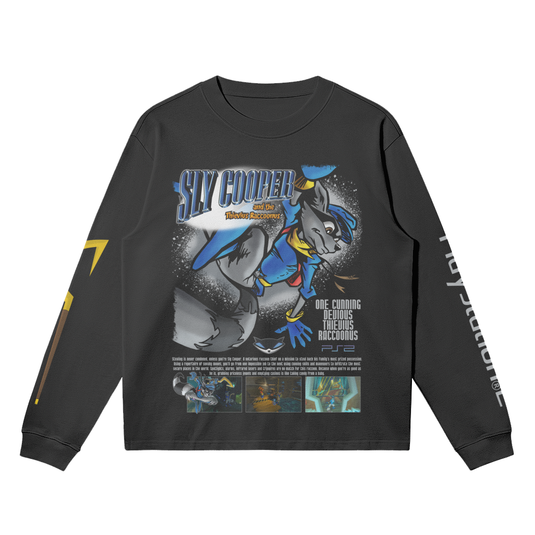 (PREMIUM) cunning devious thievius raccoonus longsleeve