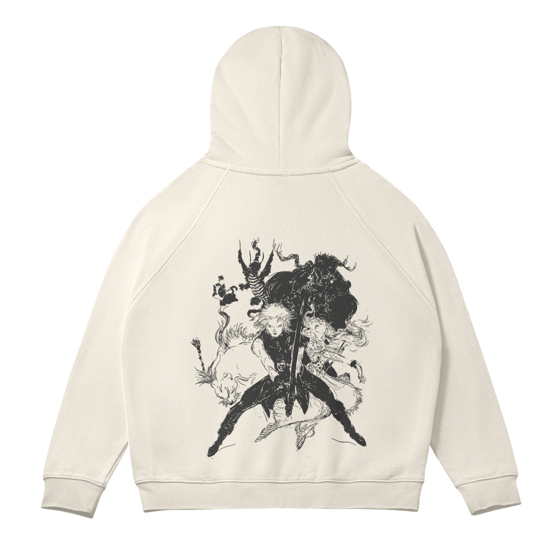 legendary sketches zip up hoodie
