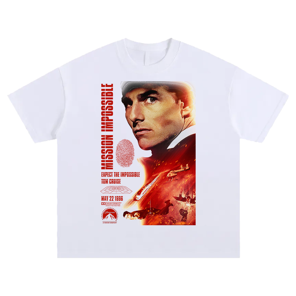 expect the impossible white tee
