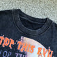 stop this evil raw hem tee
