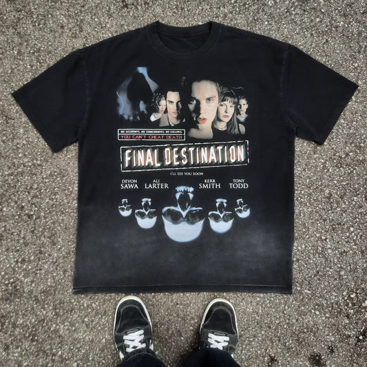 you can't cheat death sunfade tee