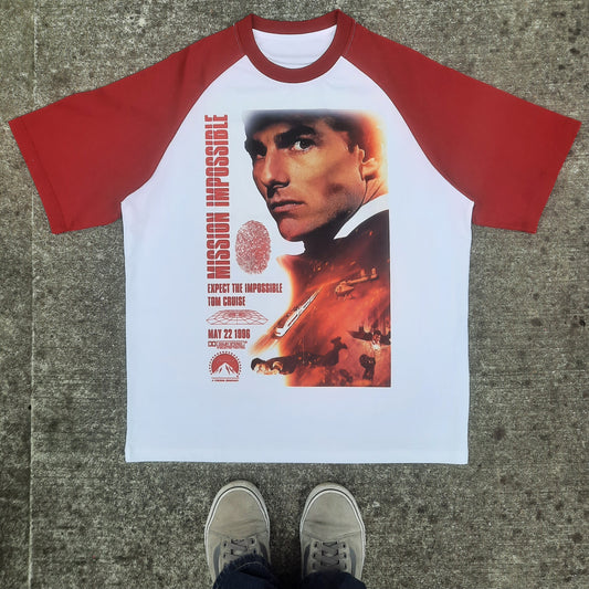 expect the impossible raglan tee
