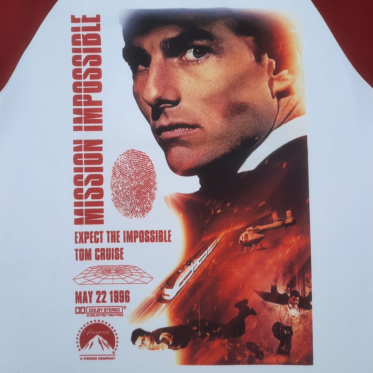 expect the impossible raglan tee