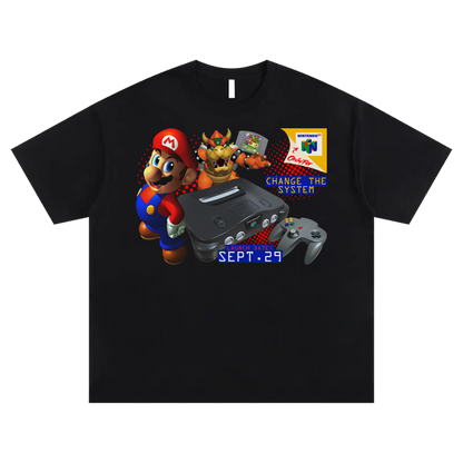 64 bit black tee