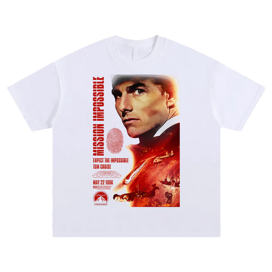 expect the impossible white tee