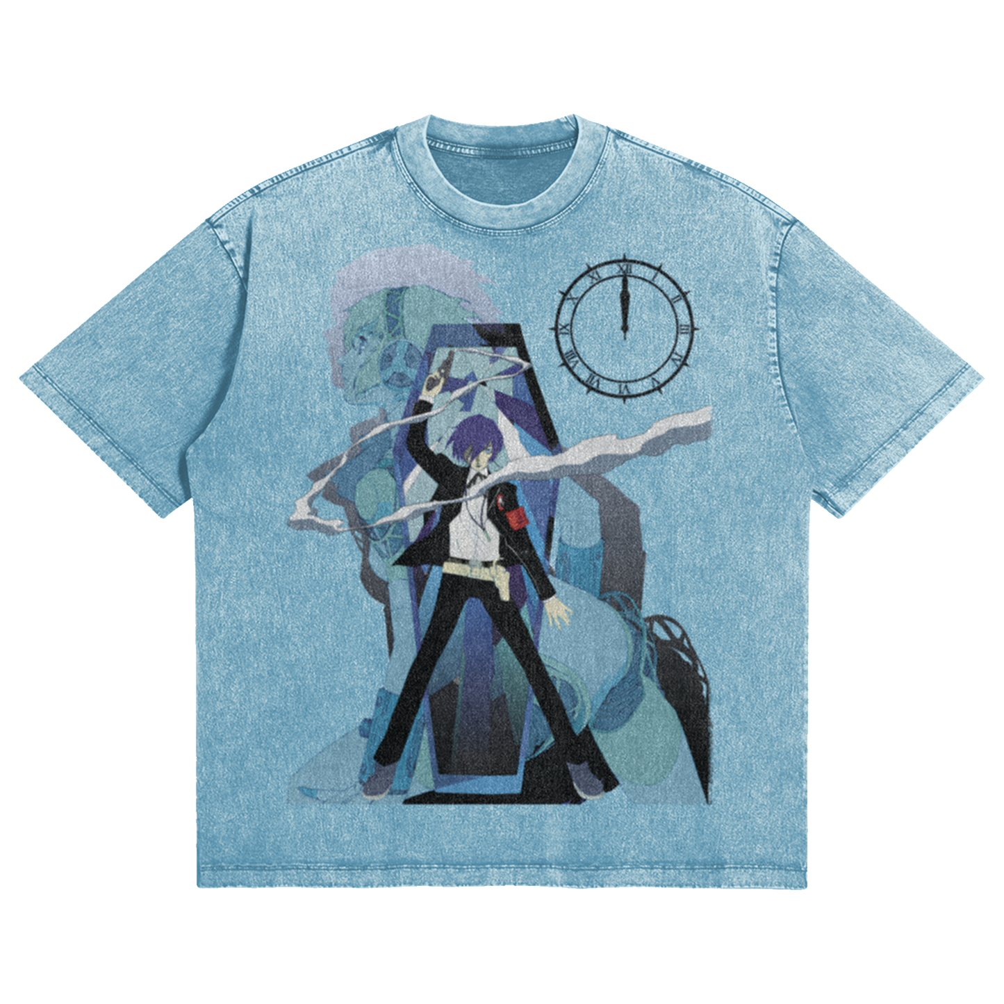 episode: aigis (FRONT PRINT) snow wash tee
