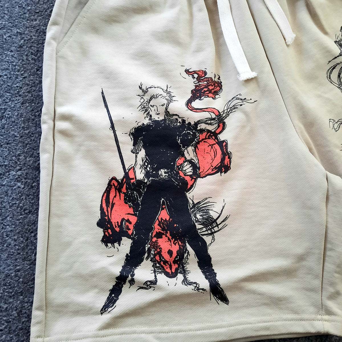 legendary sketches drawstring shorts
