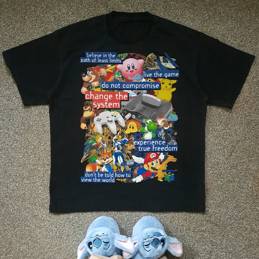 change the system enzyme wash tee