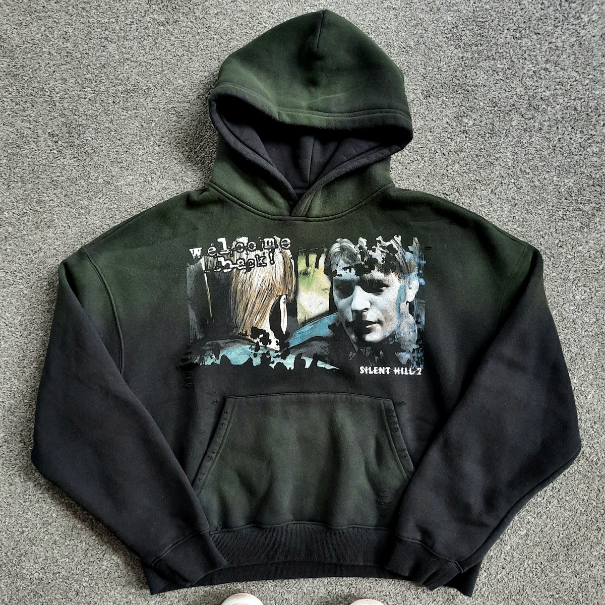 waiting for you... sunfaded hoodie