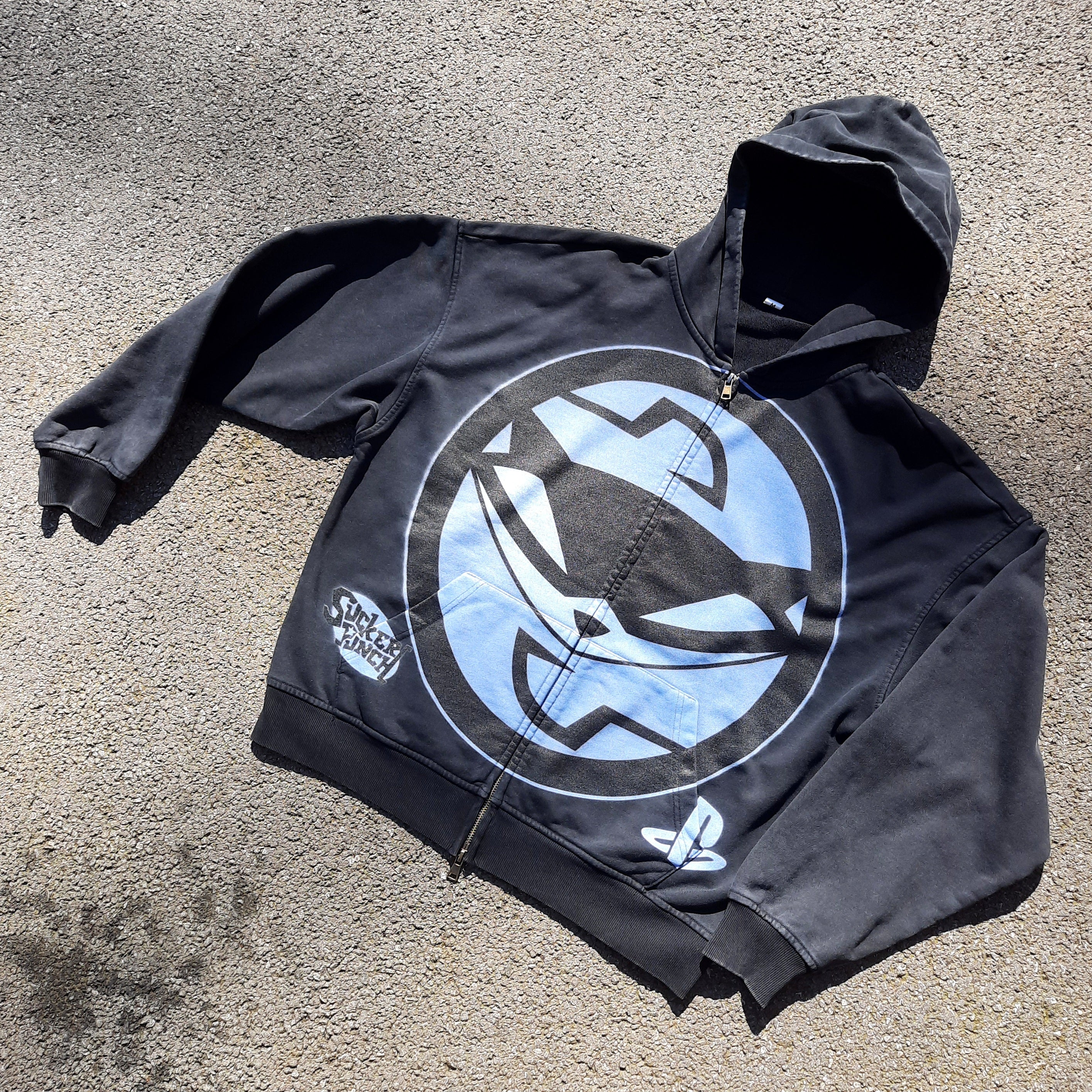 sly JUMBO PRINT zip up hoodie – wikworld