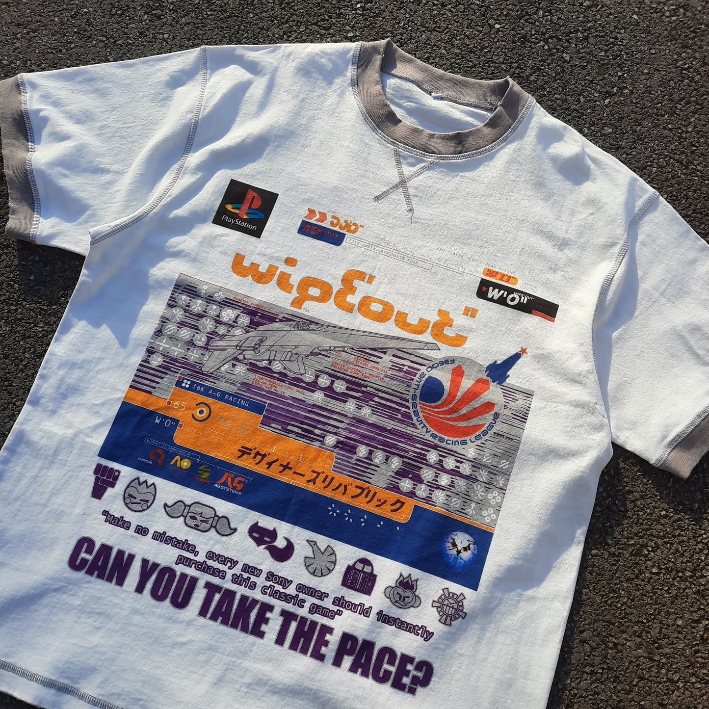 TAKE THE PACE remix contrast tee