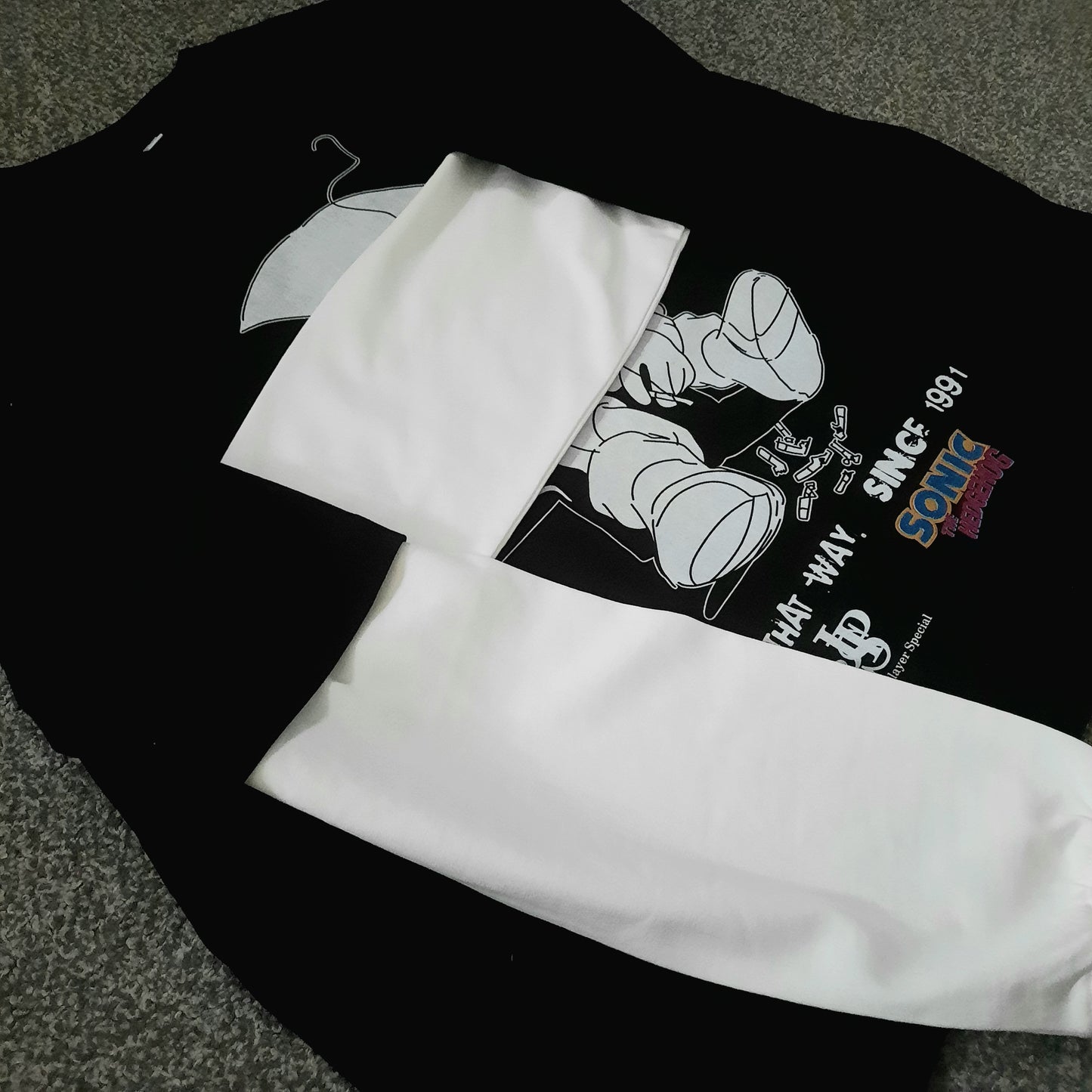 smoke break layered tee