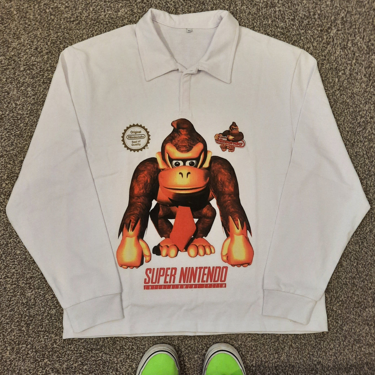 G.O.A.T long sleeve polo