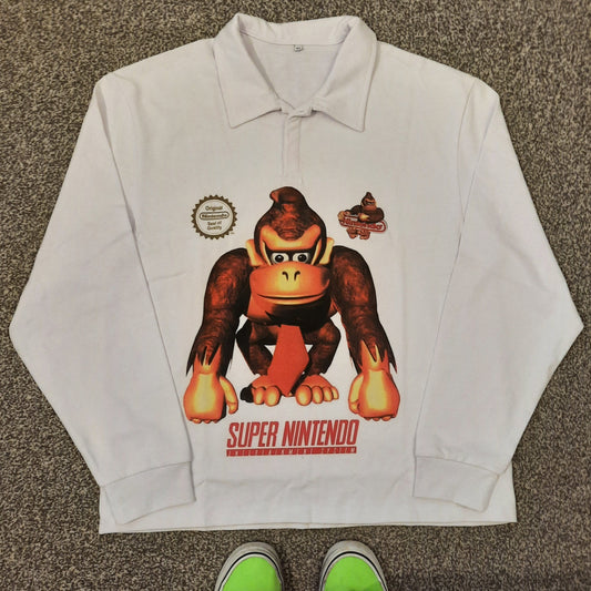 G.O.A.T long sleeve polo