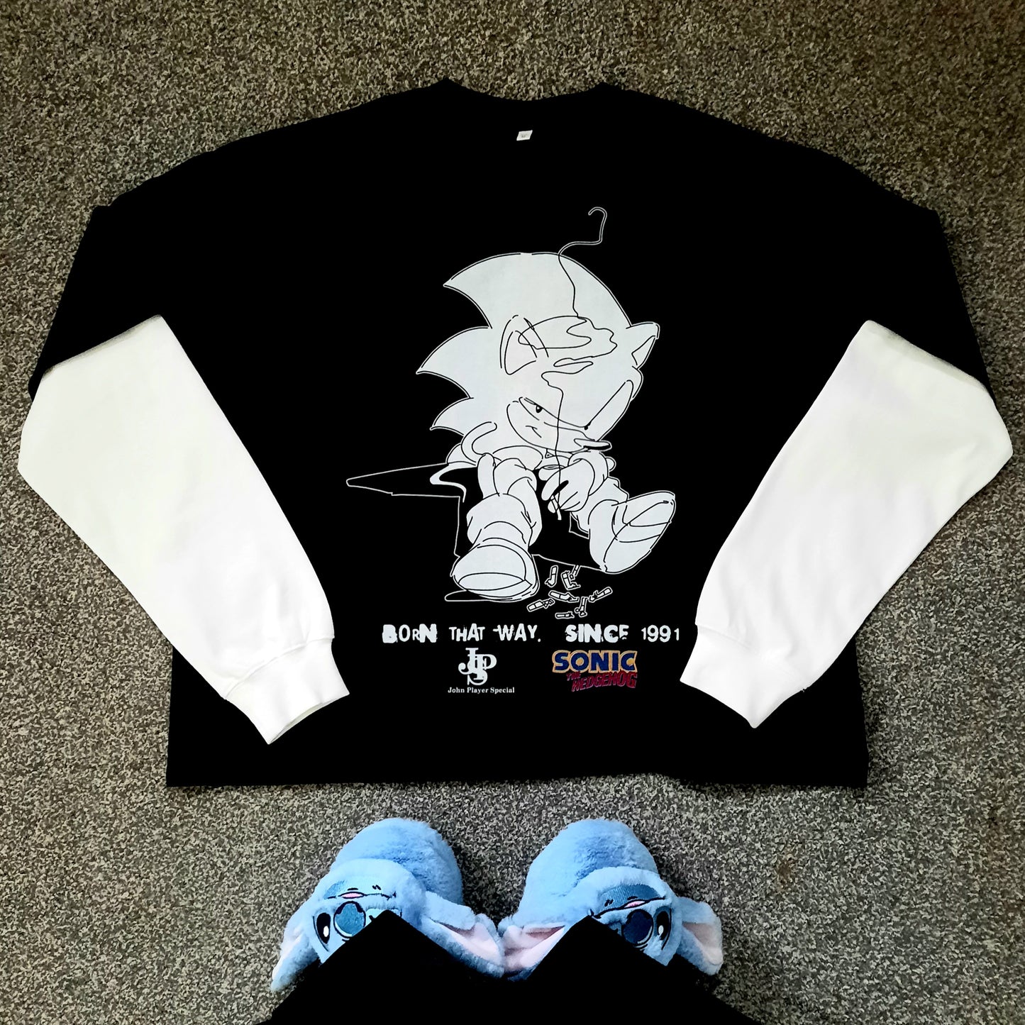 smoke break layered tee