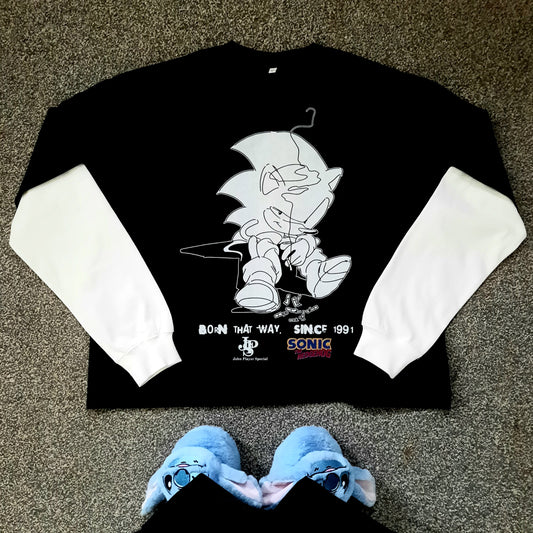 smoke break layered tee