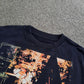 Red Pyramid Thing raw hem tee