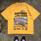 DAYTONA! raw hem tee
