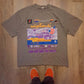 TAKE THE PACE raw hem tee