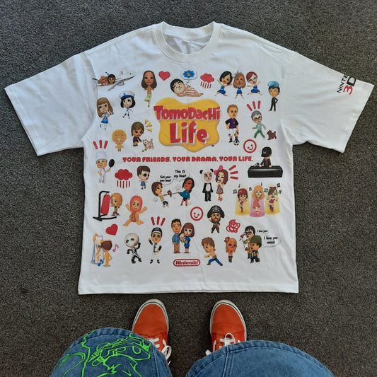 tomodachi JUMBO PRINT tee
