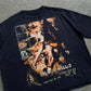 Red Pyramid Thing raw hem tee