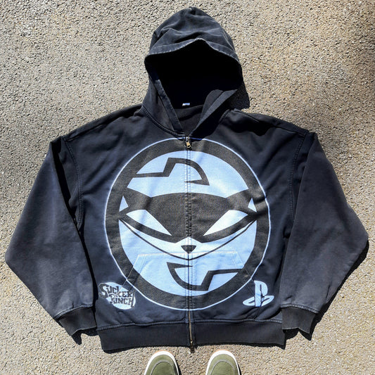 sly JUMBO PRINT zip up hoodie