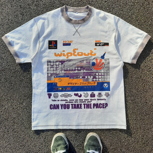 TAKE THE PACE remix contrast tee