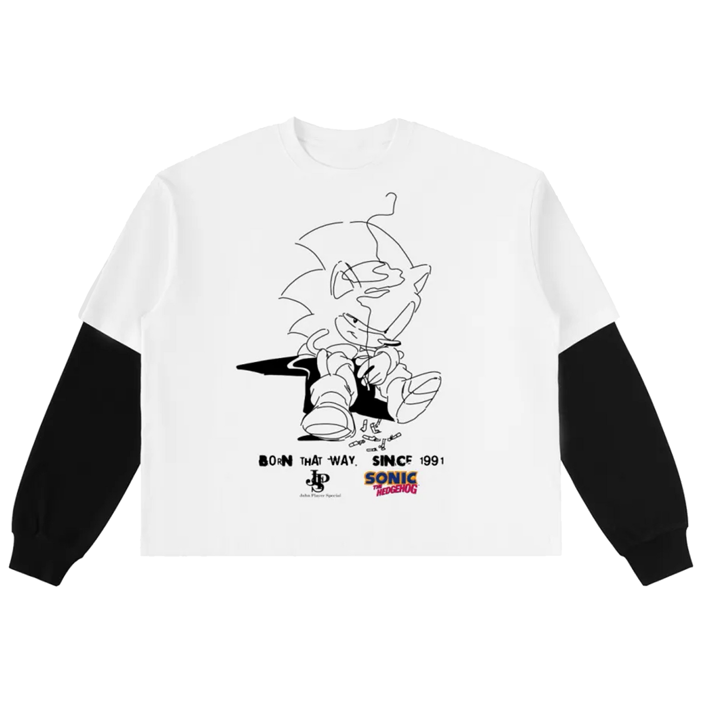 smoke break layered tee