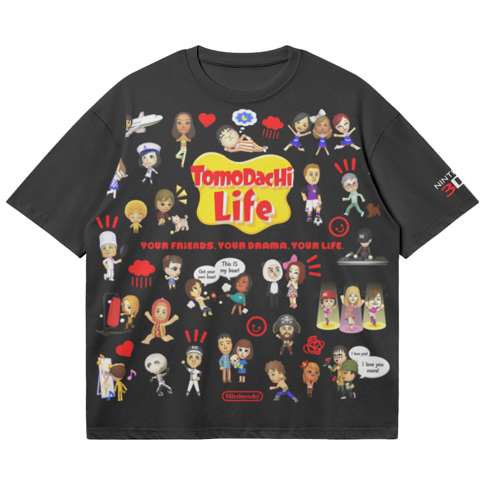 tomodachi JUMBO PRINT tee