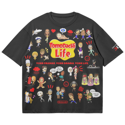 tomodachi JUMBO PRINT tee
