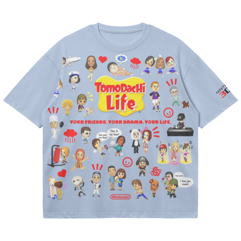 tomodachi JUMBO PRINT tee