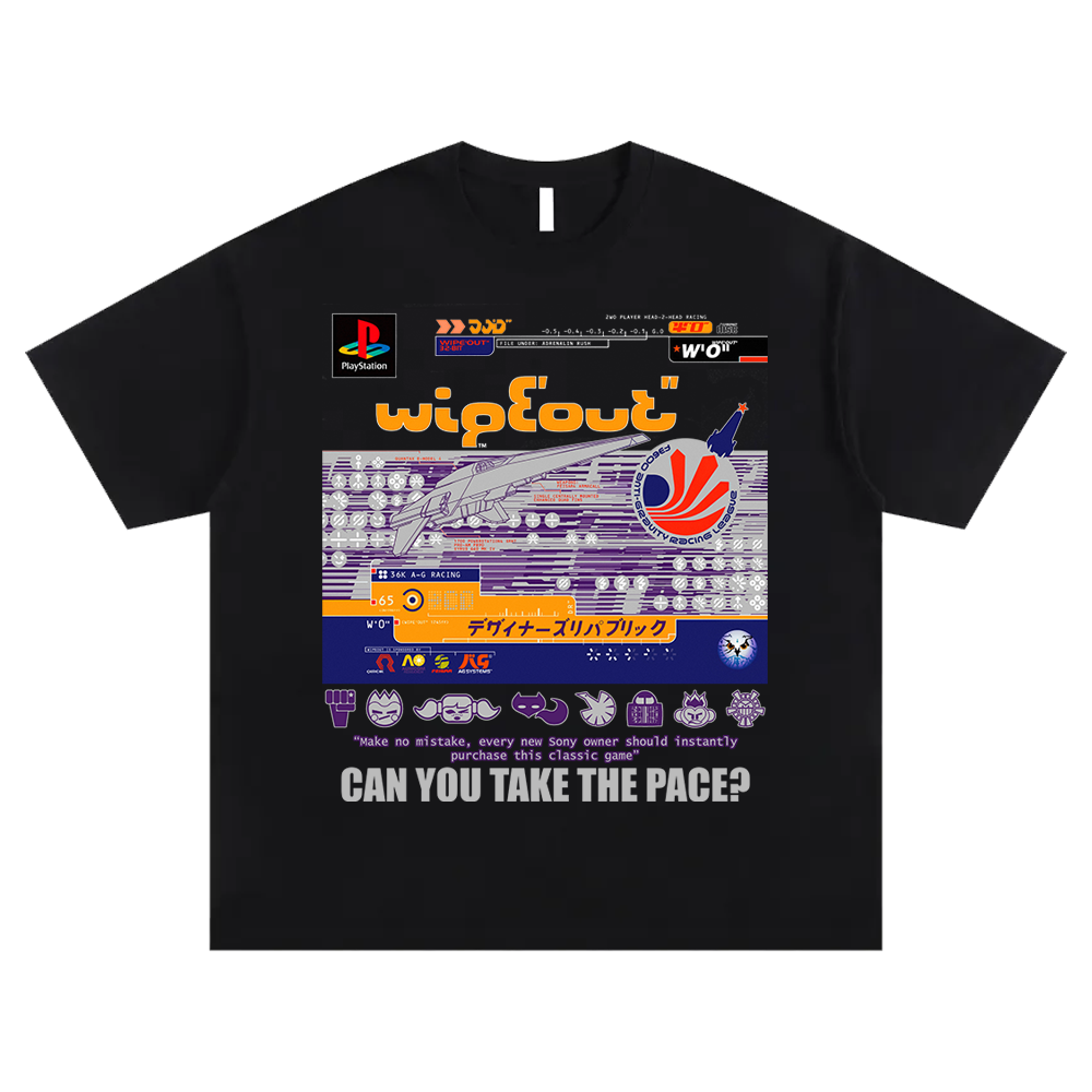 TAKE THE PACE black tee