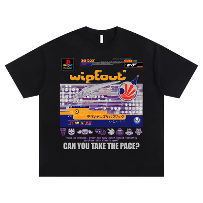 TAKE THE PACE black tee