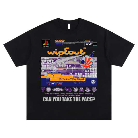 TAKE THE PACE black tee